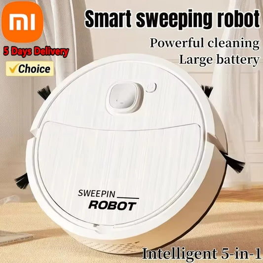 Xiaomi 5-In-1 Smart Sweeping Suction Mopping Cleaning Machine Robot Vacuum Cleaner Home Appliance Kitchen Robots Wireless Cleaner